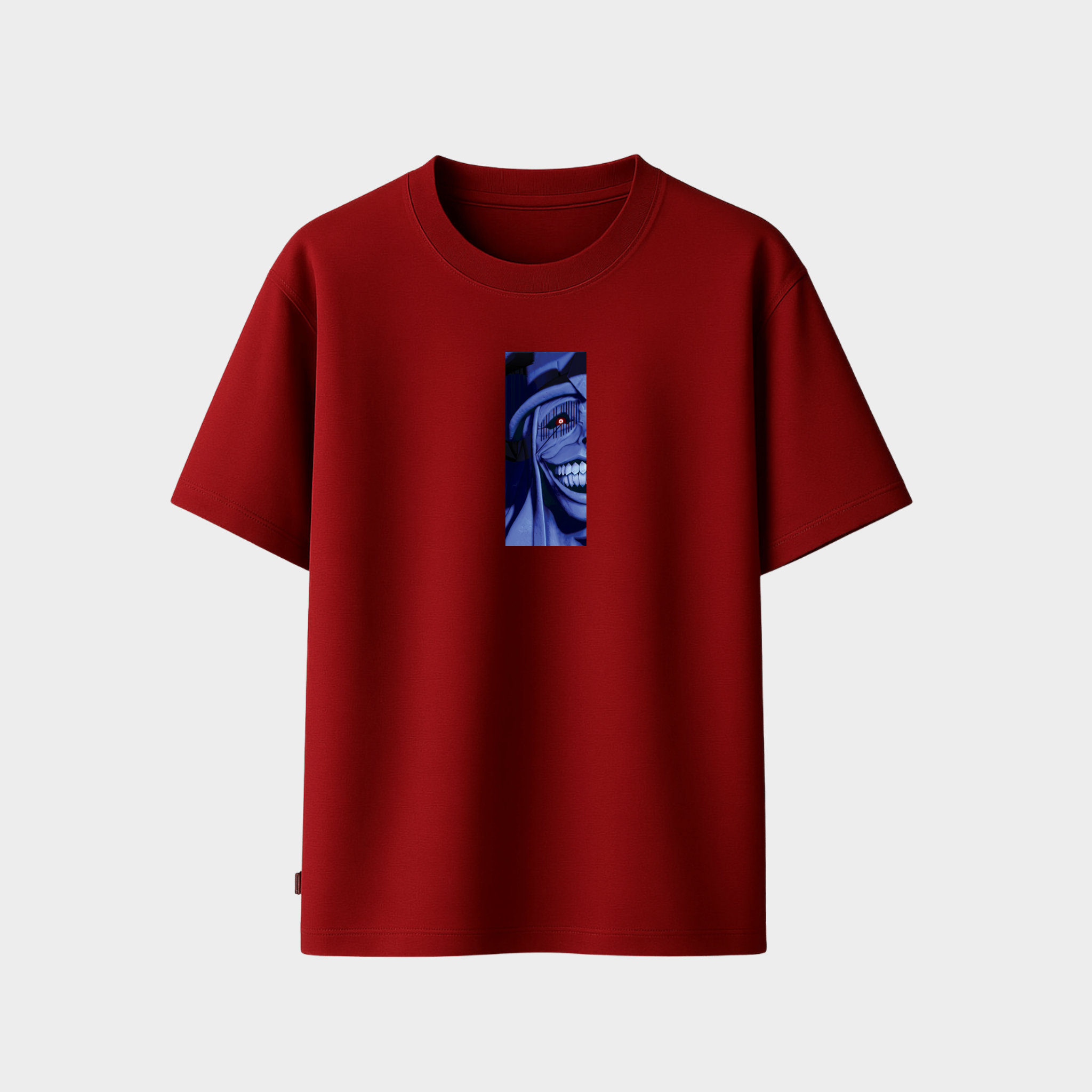 Richdaddy Devil smile T-Shirt | 240 GSM Thick Cotton Bio-Wash Tee