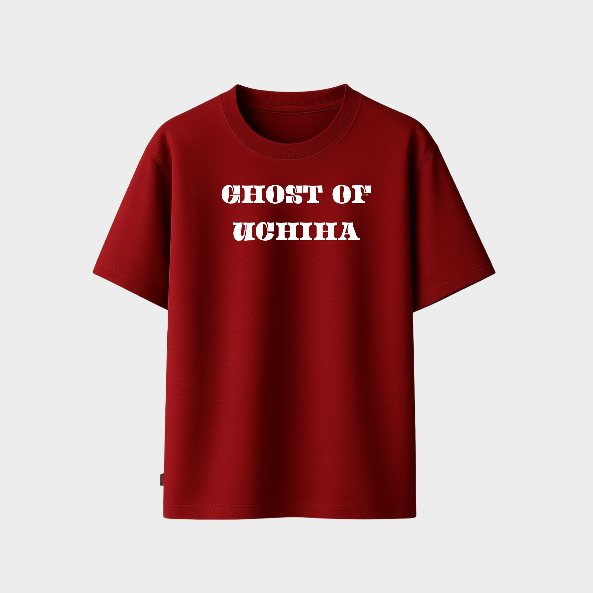 Richdaddy Ghost of Uchiha Anime T-Shirt | 240 GSM Thick Cotton
