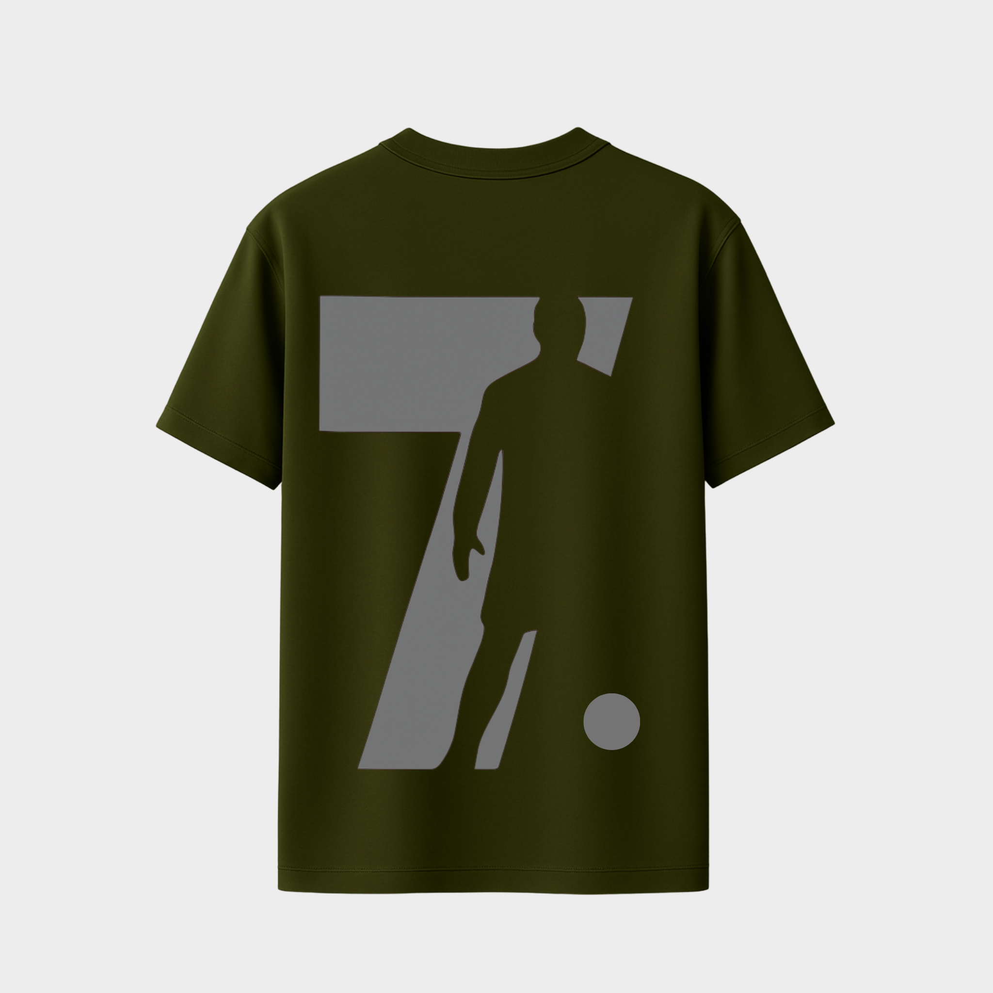 RICHDADDY Ronaldo CR7 Inspired  Five sleeve T-Shirt | Premium 240 GSM Bio-Wash Cotton