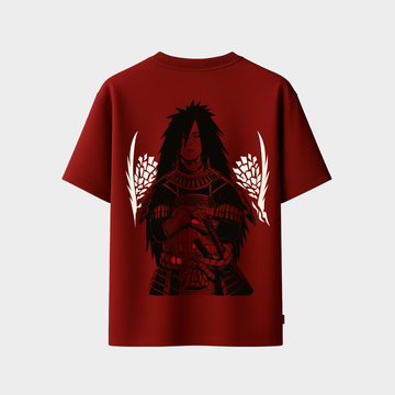 Richdaddy Ghost of Uchiha Anime T-Shirt | 240 GSM Thick Cotton