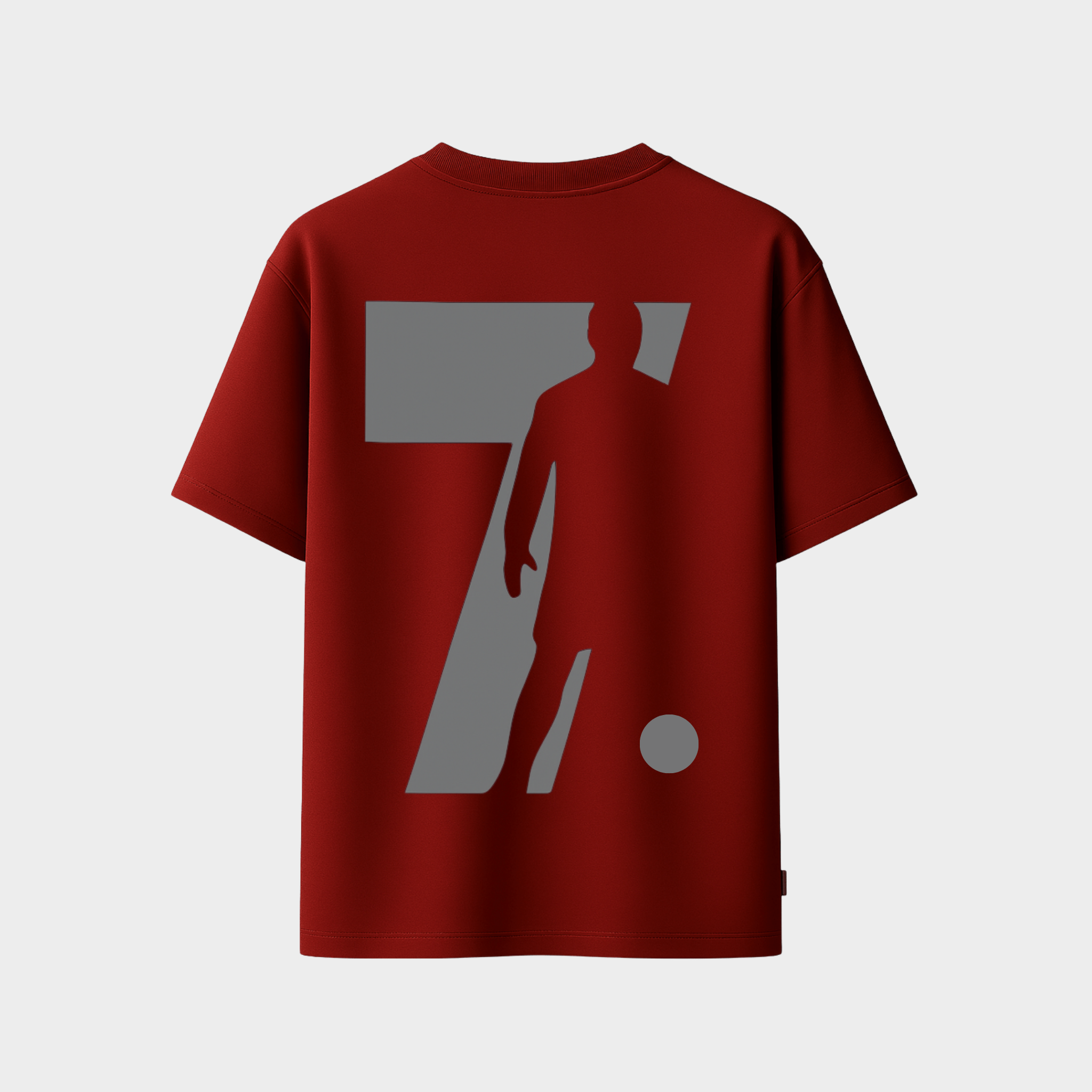 RICHDADDY Ronaldo CR7 Inspired  Five sleeve T-Shirt | Premium 240 GSM Bio-Wash Cotton