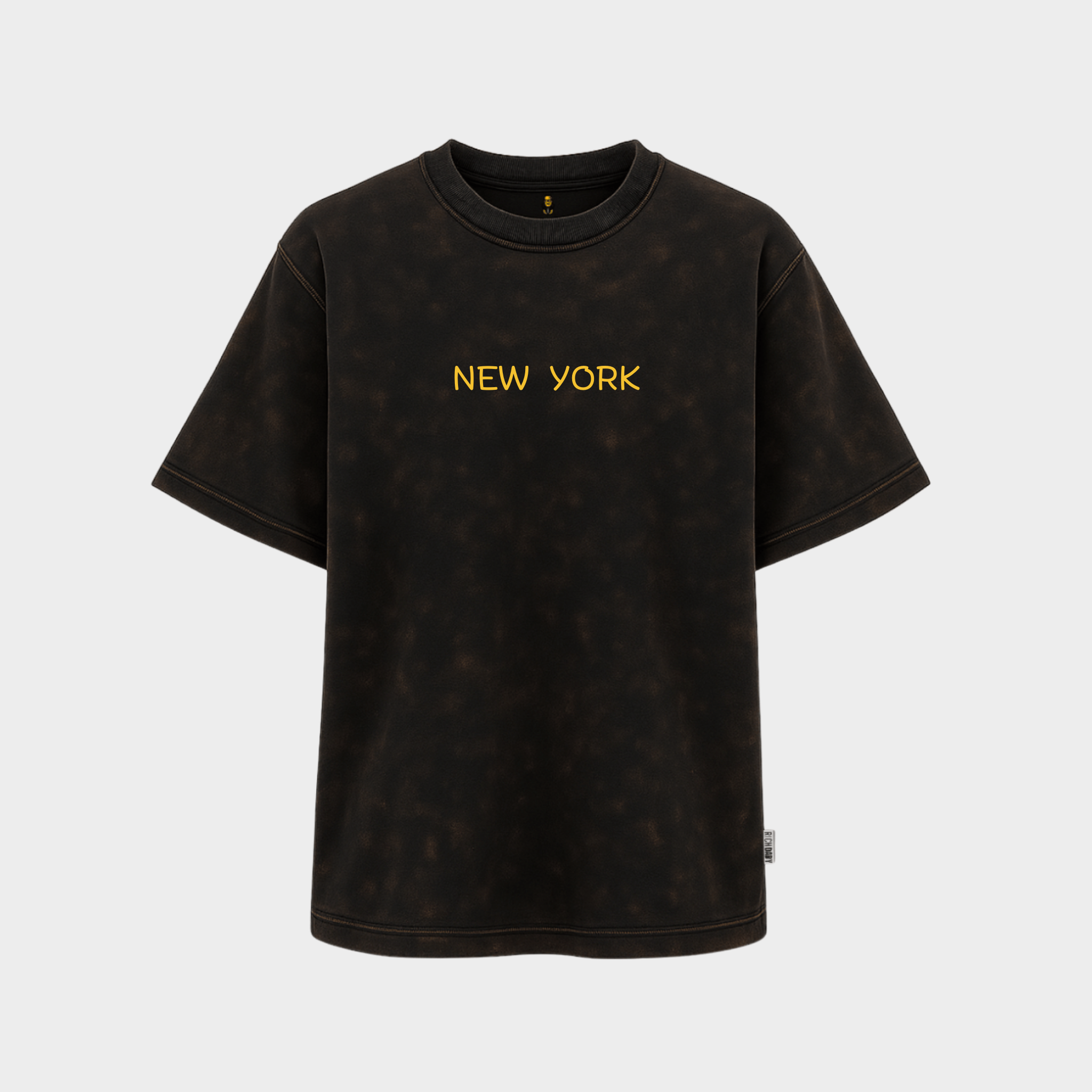 Richdaddy New York Oversized T-Shirt | 240 GSM Thick Cotton, Fade-Proof Print