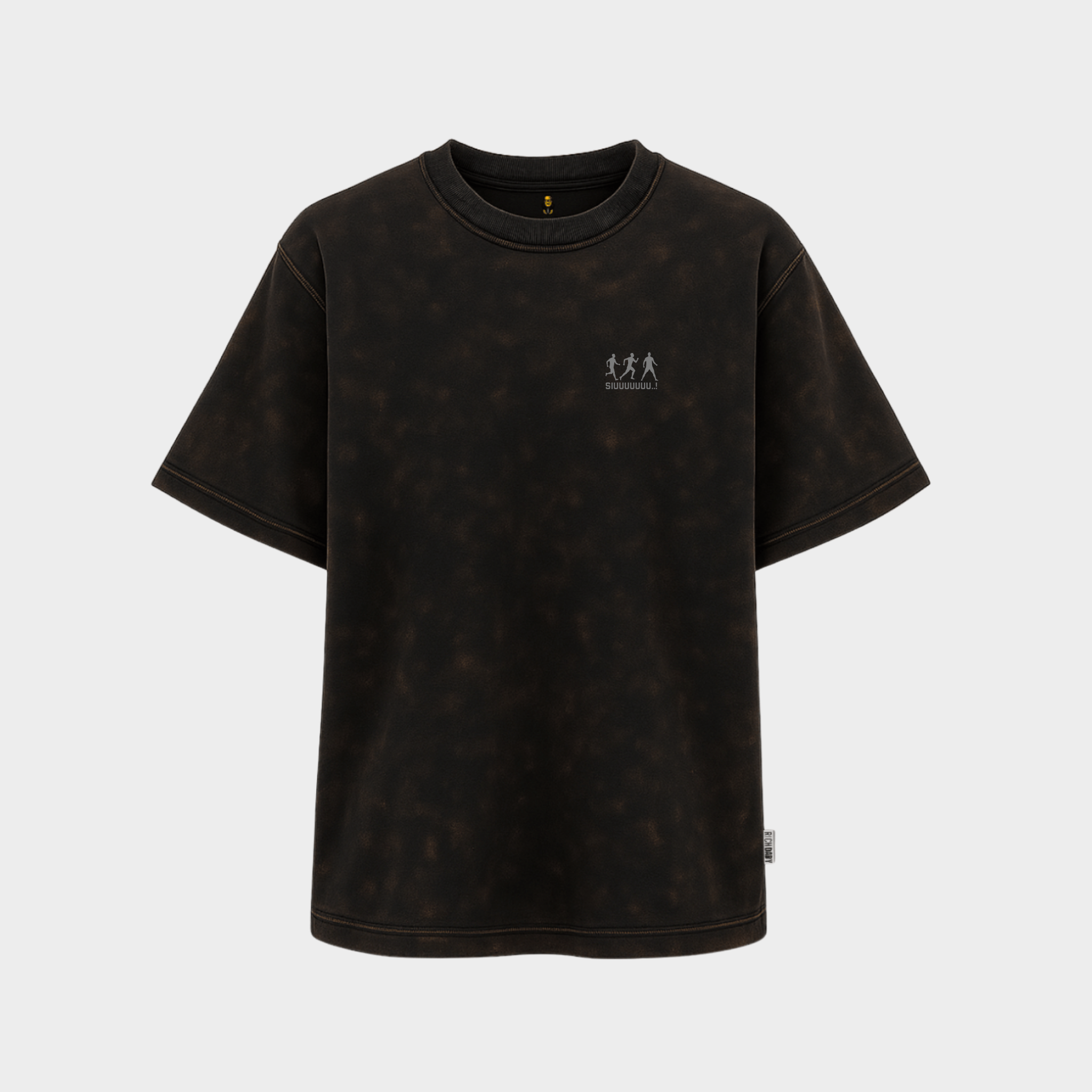 RICHDADDY Ronaldo CR7 Inspired  Five sleeve T-Shirt | Premium 240 GSM Bio-Wash Cotton