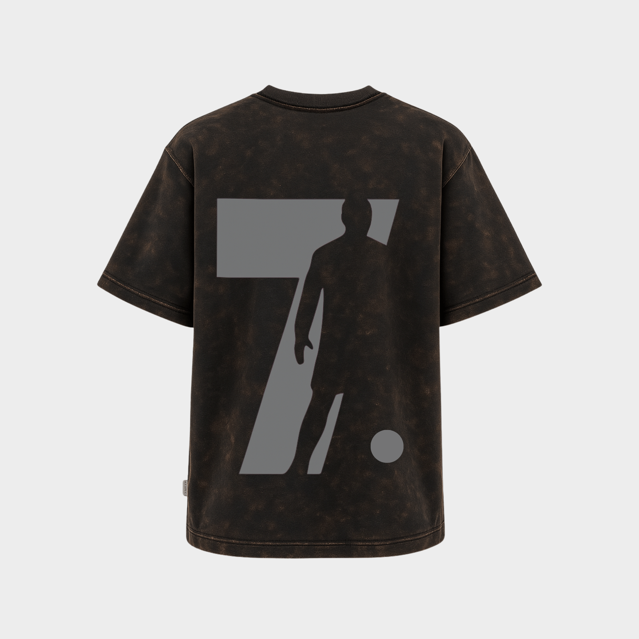 RICHDADDY Ronaldo CR7 Inspired  Five sleeve T-Shirt | Premium 240 GSM Bio-Wash Cotton