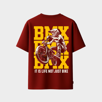 RICHDADDY BMX Rider T-Shirt | Premium 240 GSM Bio-Wash Cotton Tee