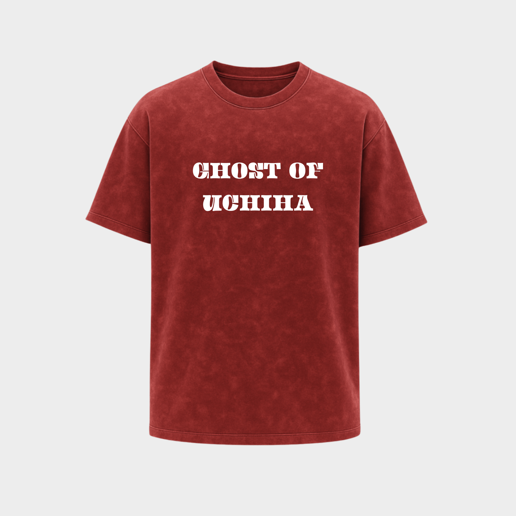 Richdaddy Ghost of Uchiha Anime T-Shirt | 240 GSM Thick Cotton