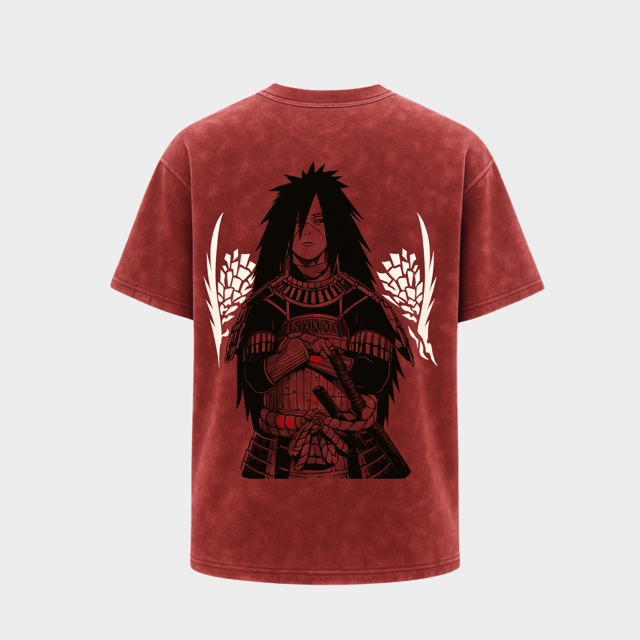 Richdaddy Ghost of Uchiha Anime T-Shirt | 240 GSM Thick Cotton