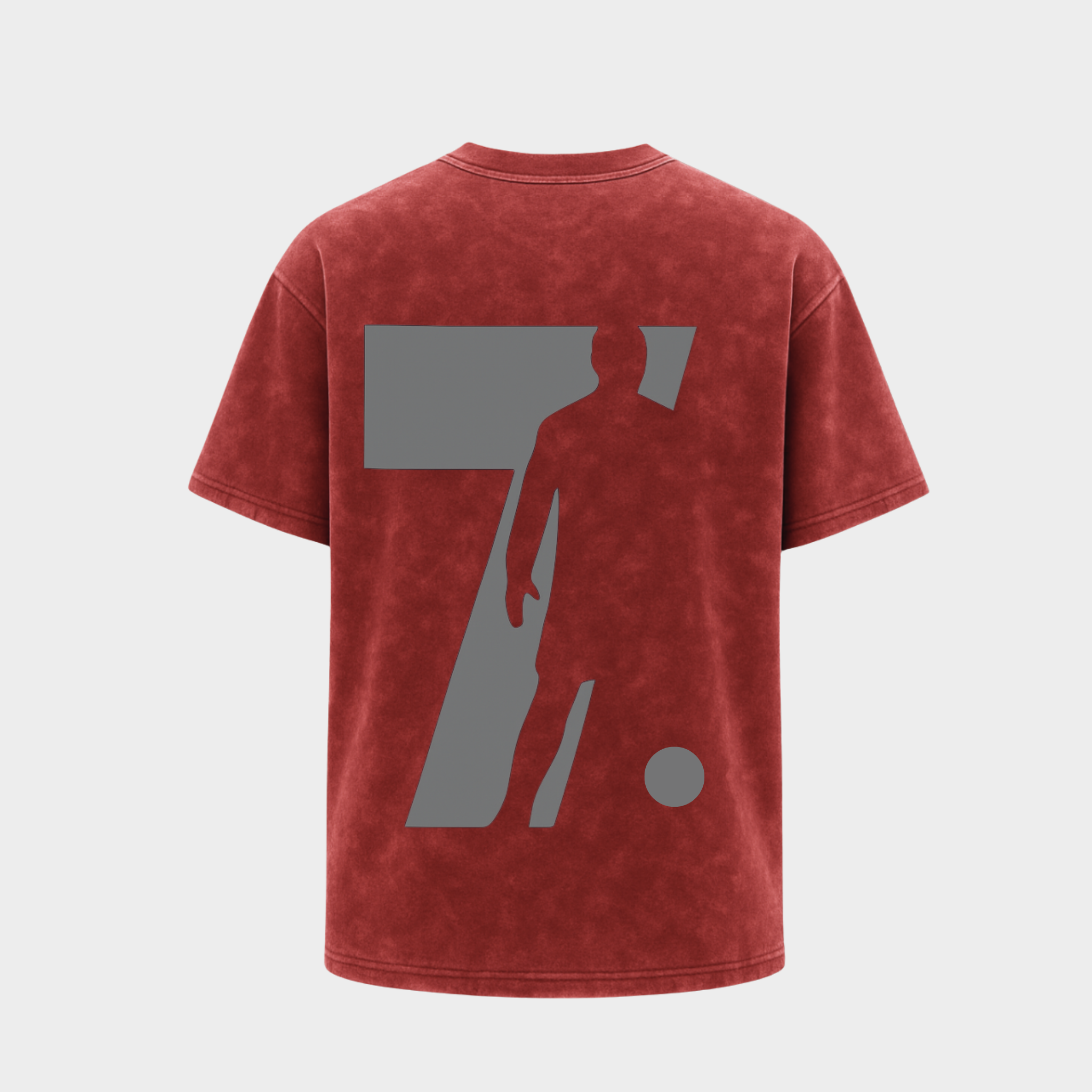 RICHDADDY Ronaldo CR7 Inspired  Five sleeve T-Shirt | Premium 240 GSM Bio-Wash Cotton