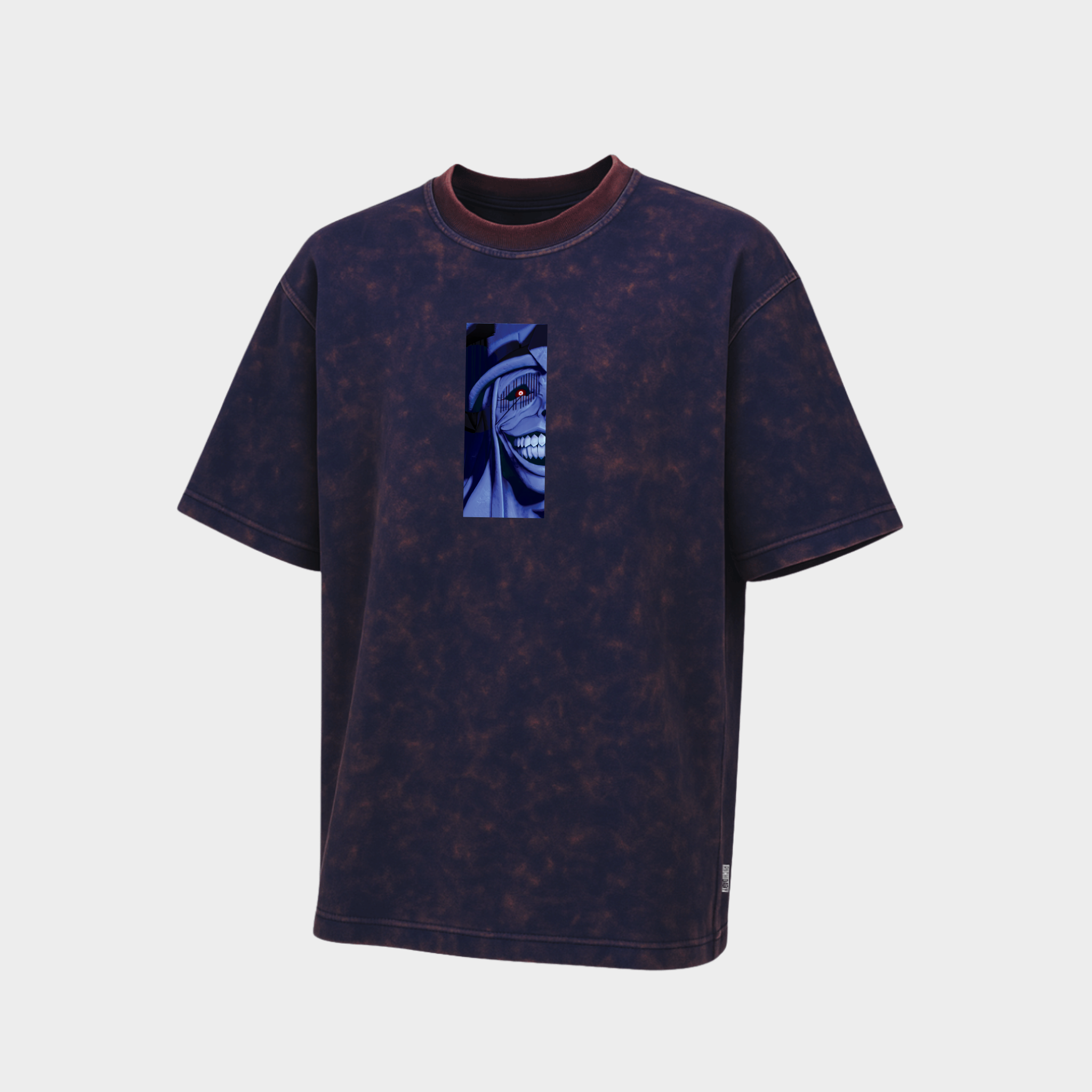 Richdaddy Devil smile T-Shirt | 240 GSM Thick Cotton Bio-Wash Tee