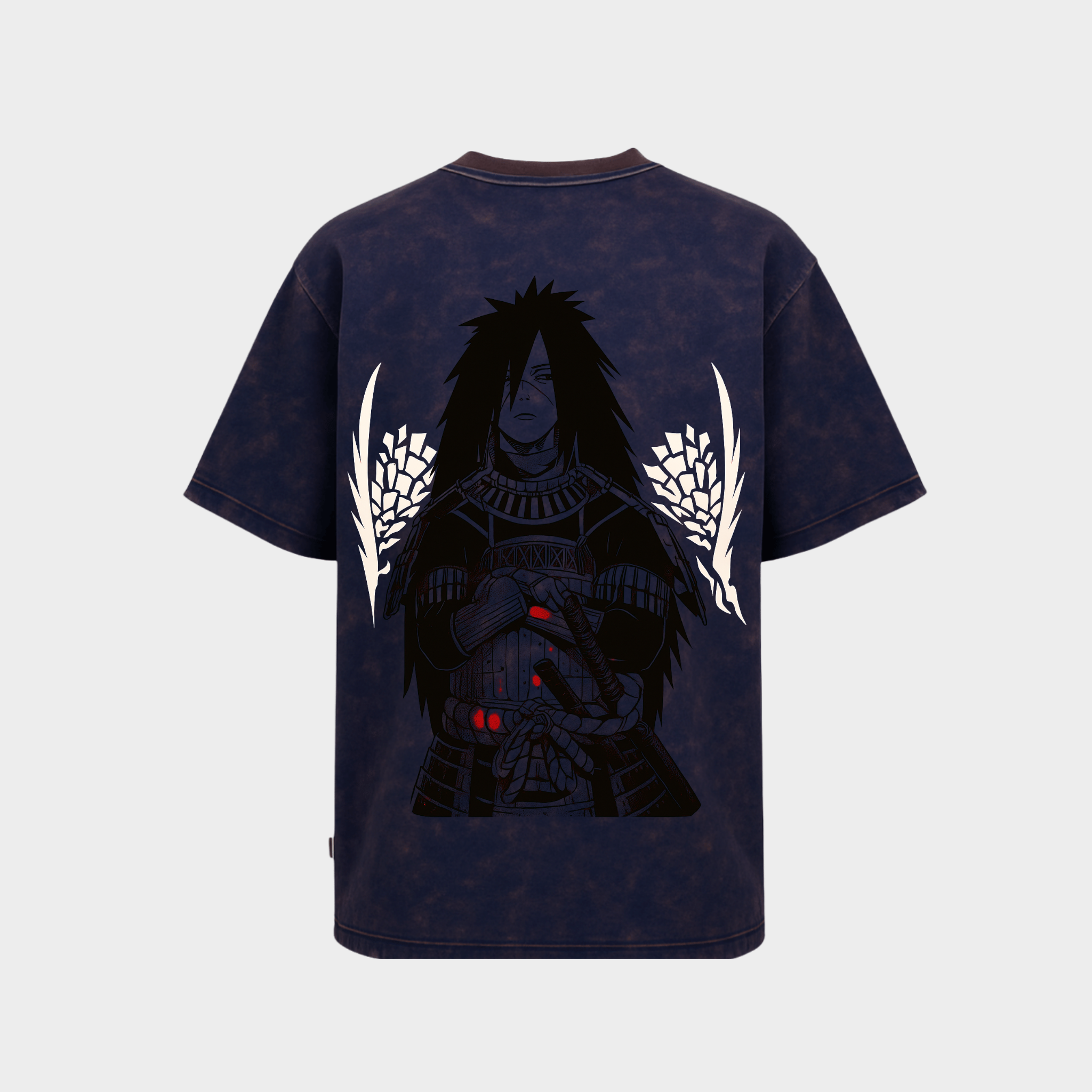 Richdaddy Ghost of Uchiha Anime T-Shirt | 240 GSM Thick Cotton