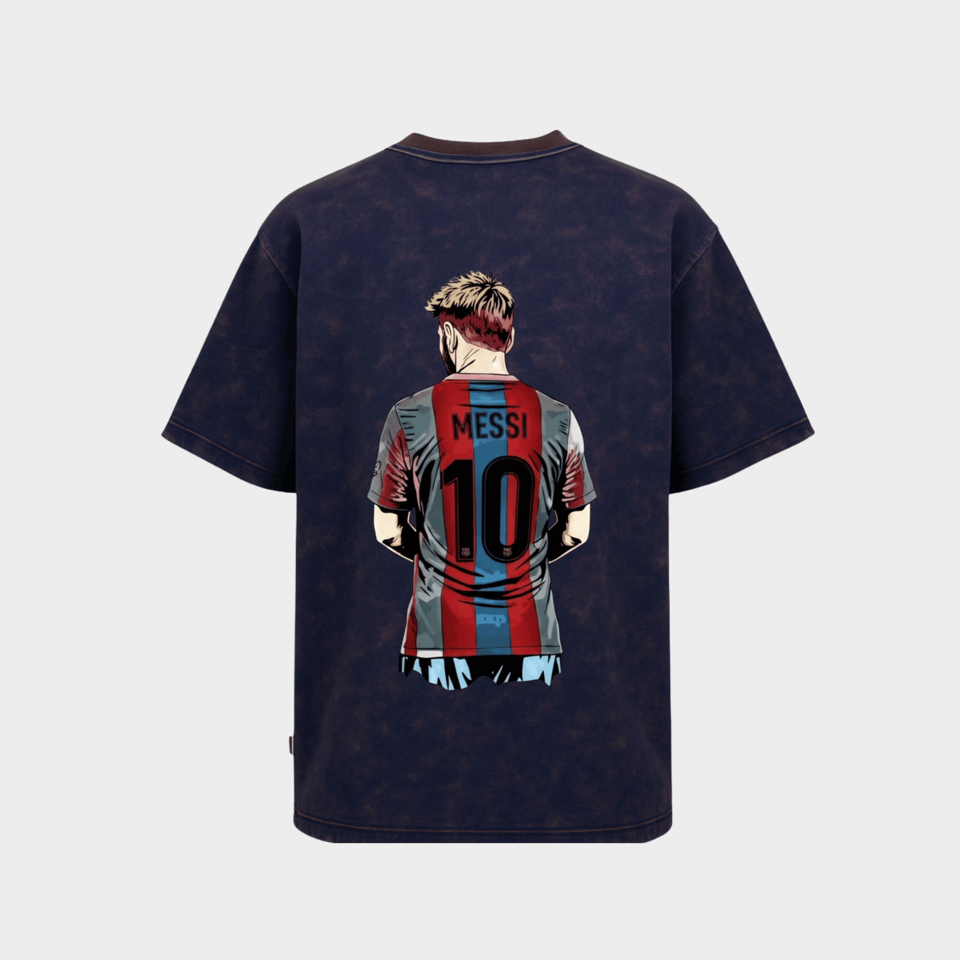 Heavyweight cotton football t shirt street style
