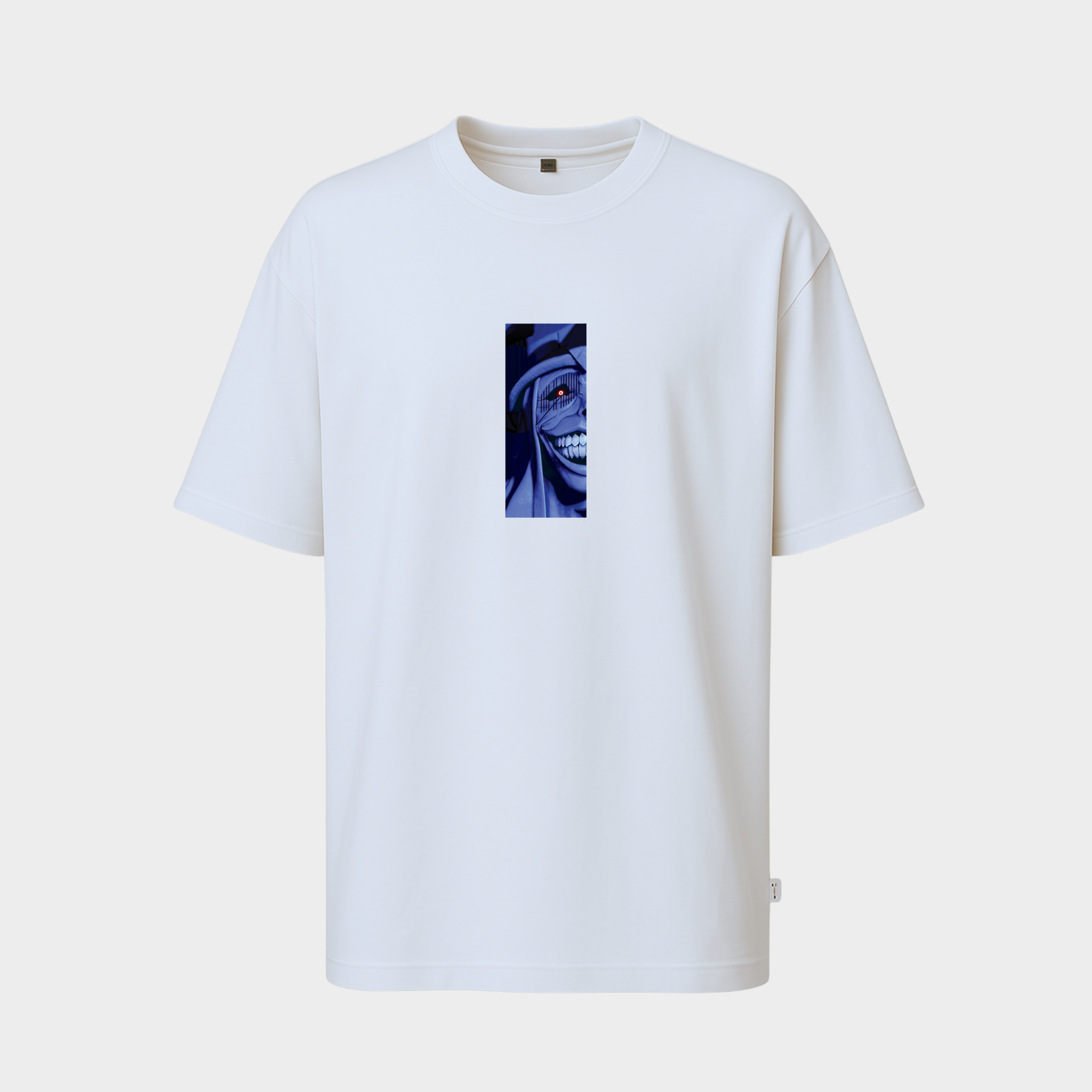 Richdaddy Devil smile T-Shirt | 240 GSM Thick Cotton Bio-Wash Tee