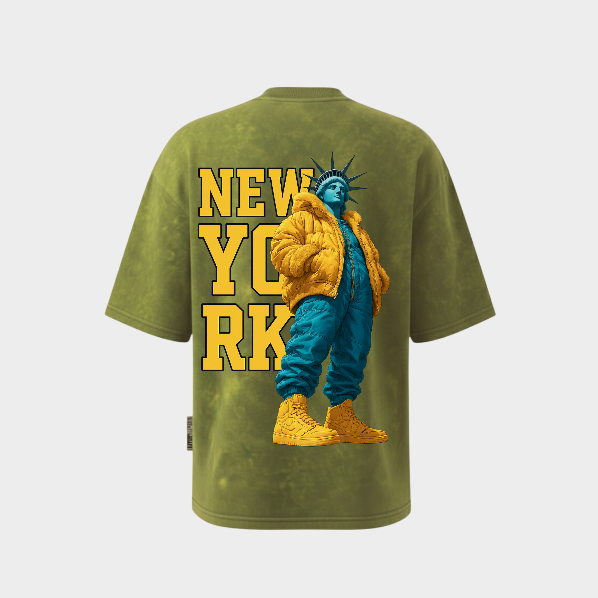 Richdaddy New York Oversized T-Shirt | 240 GSM Thick Cotton, Fade-Proof Print