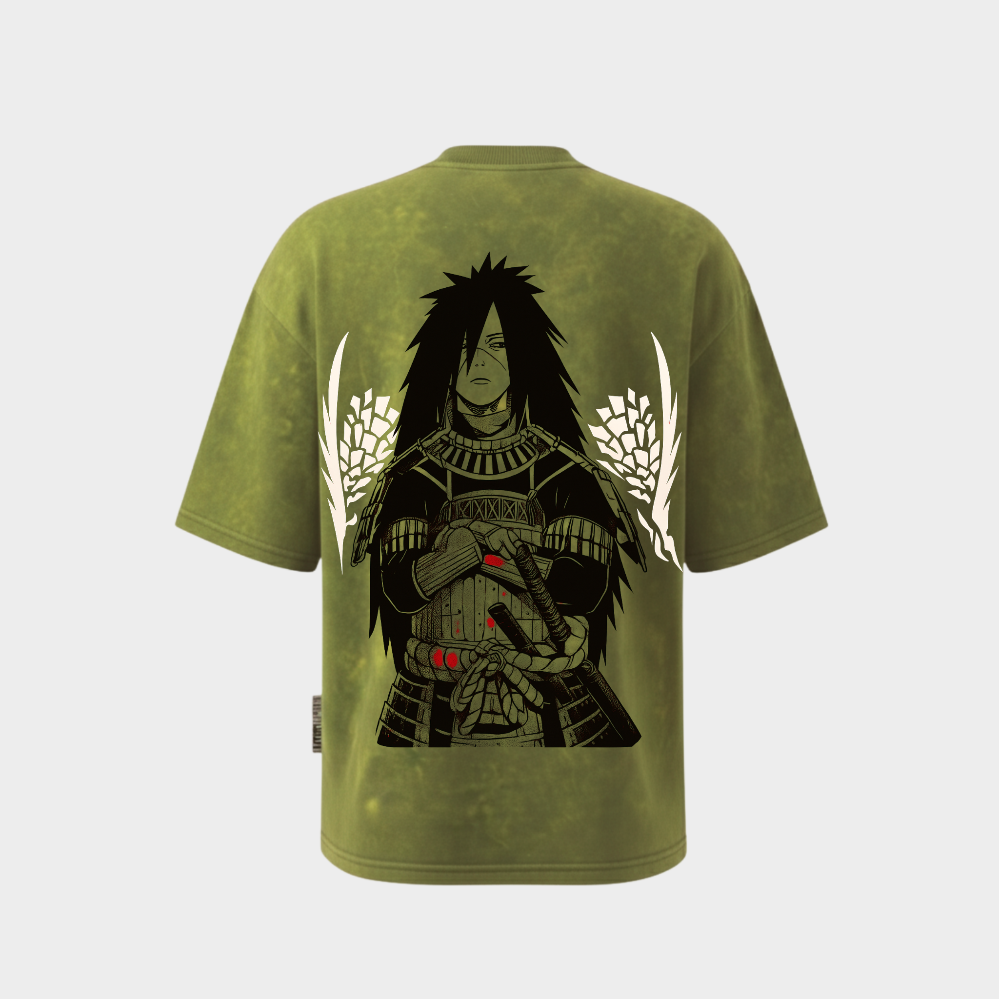 Richdaddy Ghost of Uchiha Anime T-Shirt | 240 GSM Thick Cotton