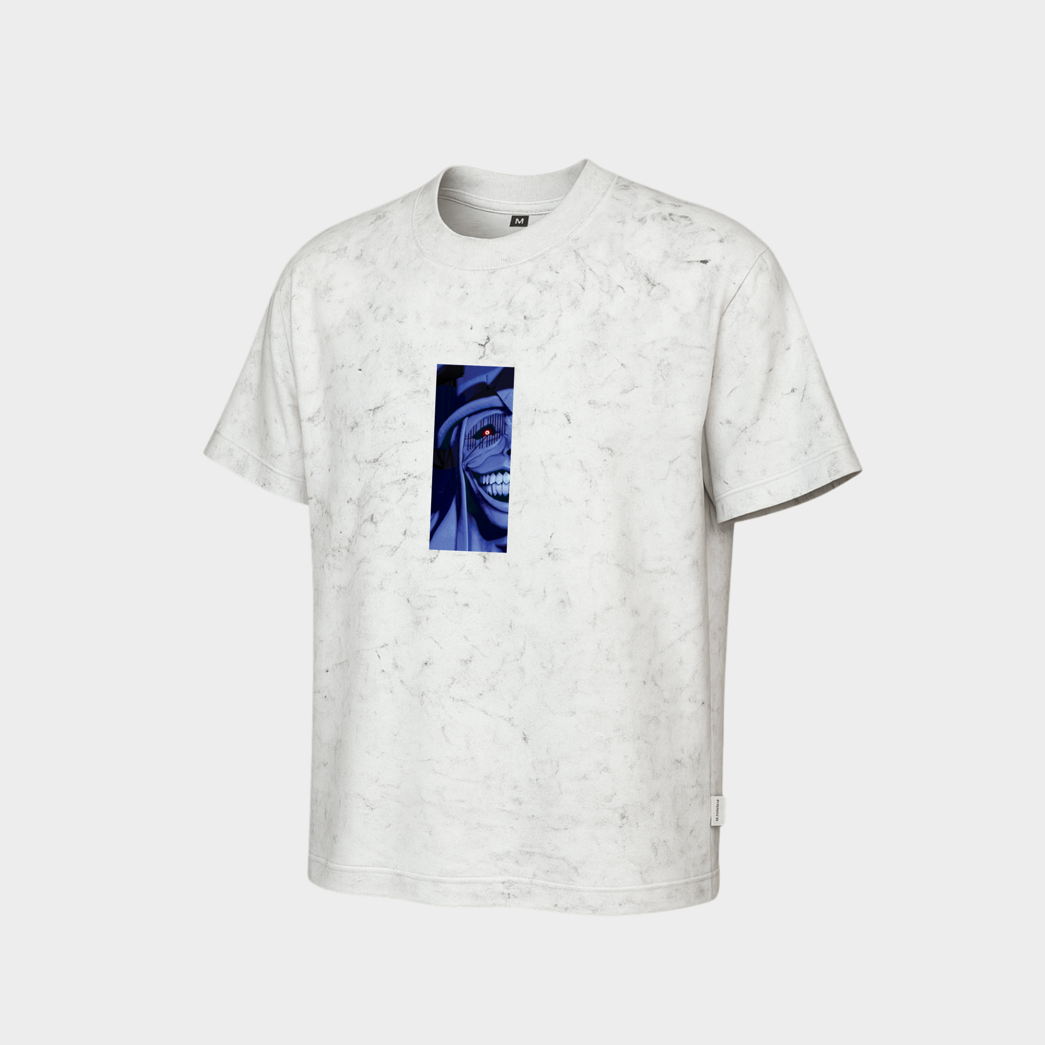 Richdaddy Devil smile T-Shirt | 240 GSM Thick Cotton Bio-Wash Tee