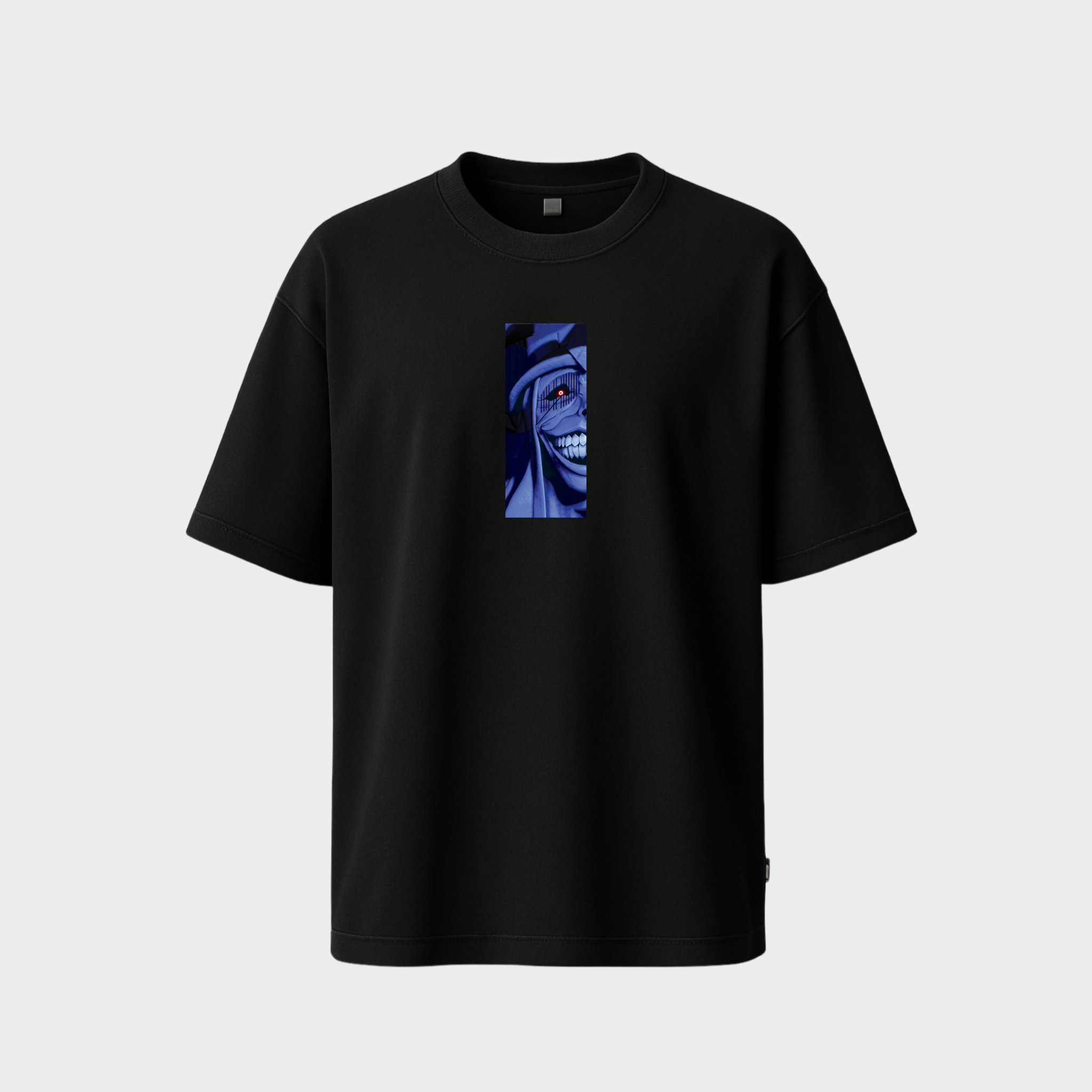 Richdaddy Devil smile T-Shirt | 240 GSM Thick Cotton Bio-Wash Tee