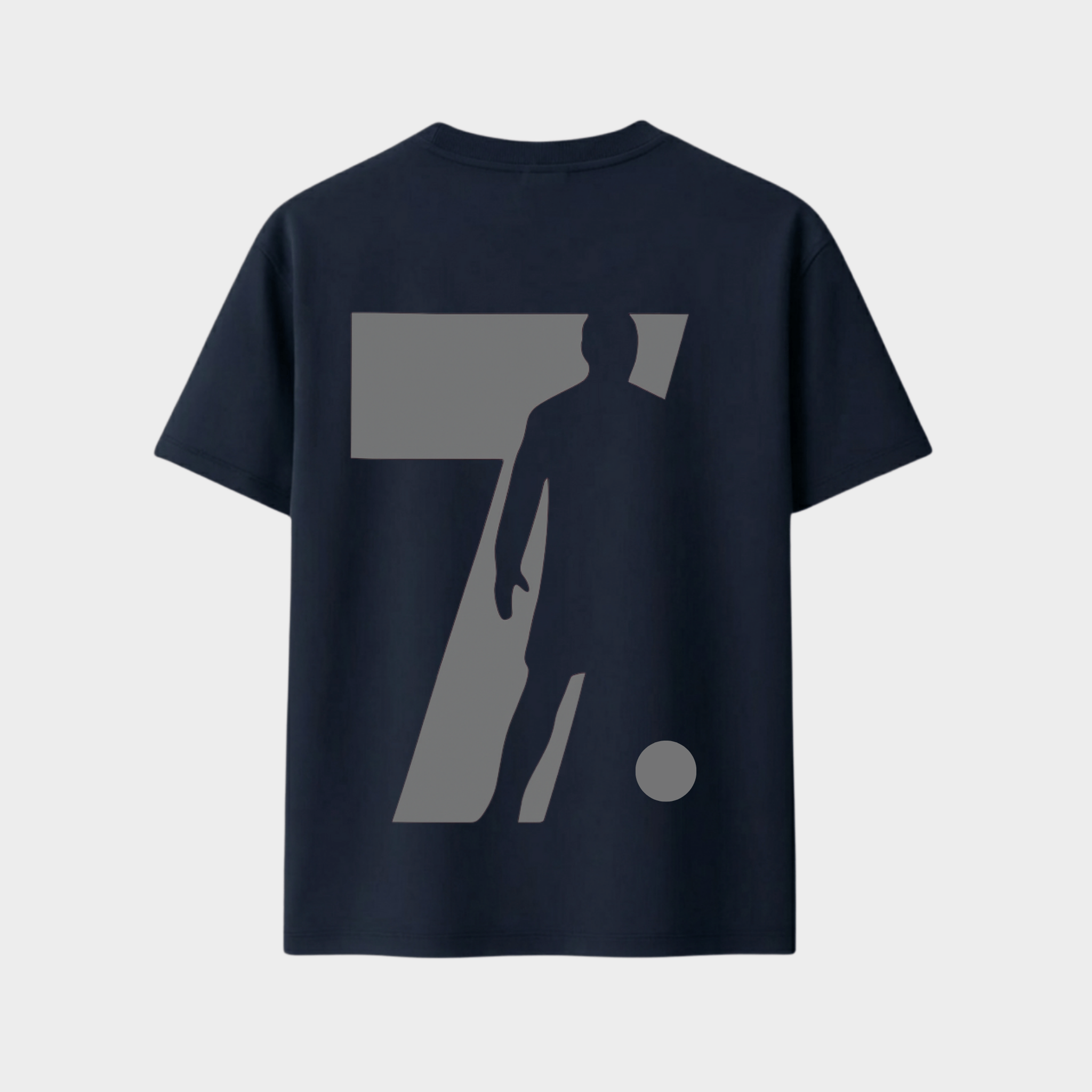 RICHDADDY Ronaldo CR7 Inspired  Five sleeve T-Shirt | Premium 240 GSM Bio-Wash Cotton