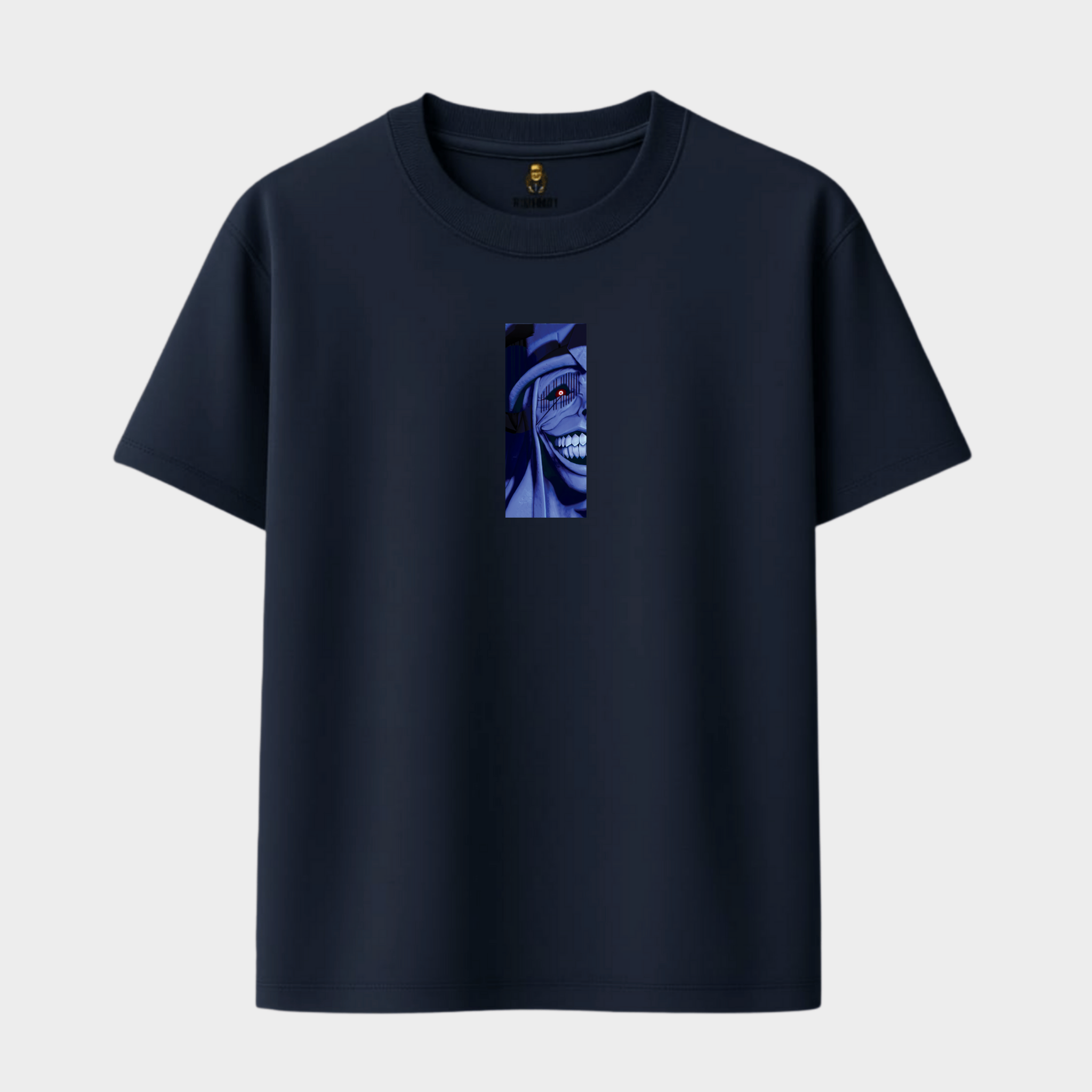 Richdaddy Devil smile T-Shirt | 240 GSM Thick Cotton Bio-Wash Tee
