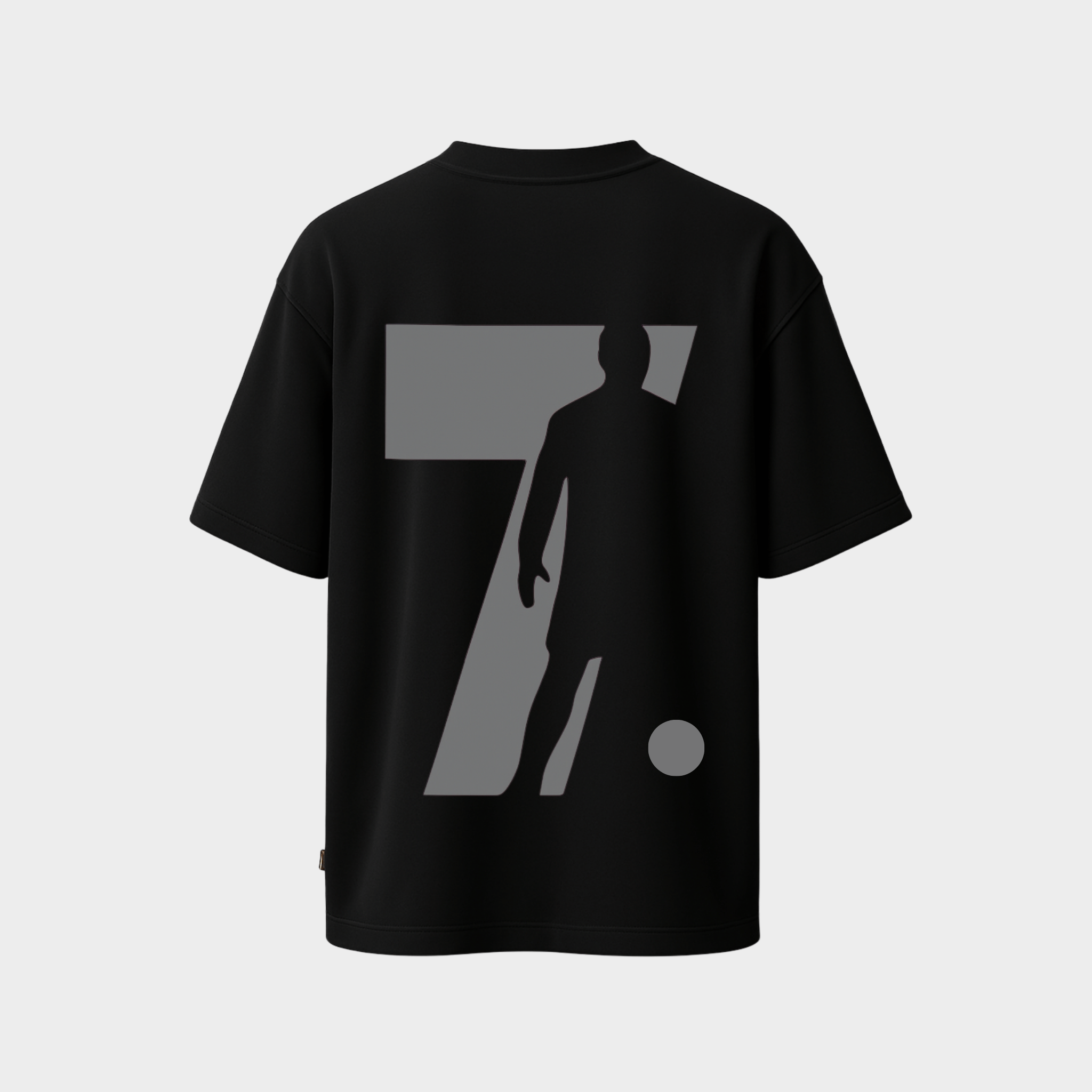 RICHDADDY Ronaldo CR7 Inspired  Five sleeve T-Shirt | Premium 240 GSM Bio-Wash Cotton