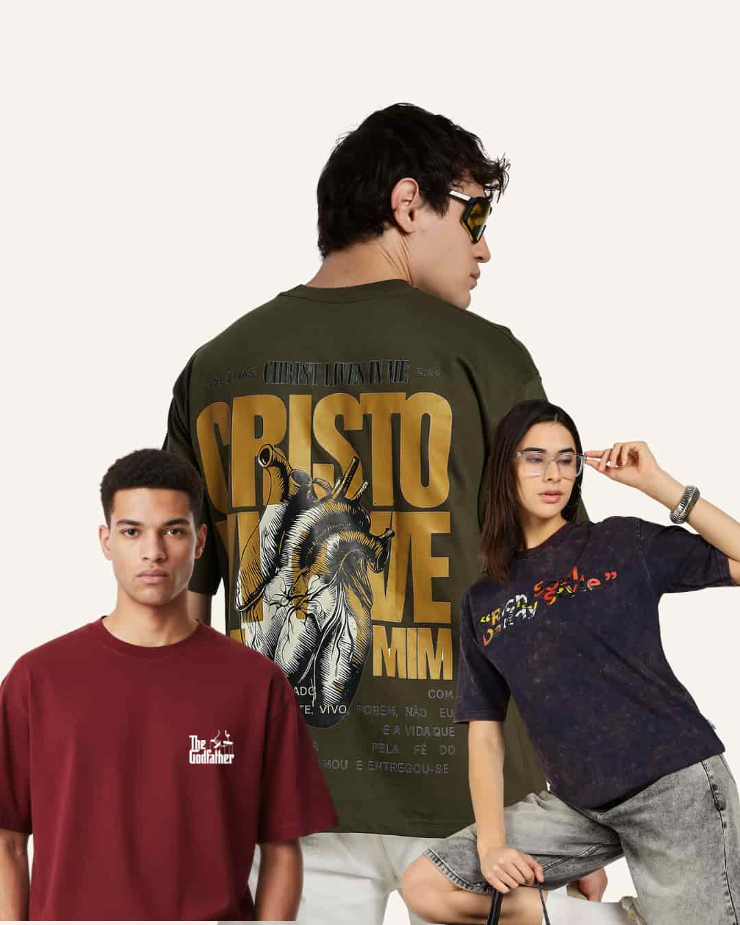 Oversized Unisex T-Shirt | 240 GSM Heavy Cotton | Premium Streetwear India| OFFER